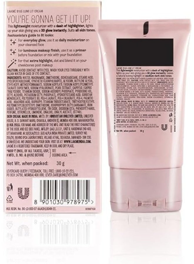 لاكمي كريم لاكمي لومي برائحة الورد الندي 60 جرام - Image 2