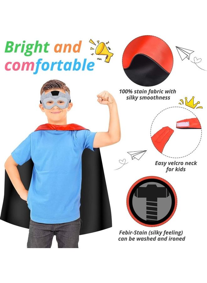 نيبمينينت 6-Piece Superhero Costumes For Kids one sizecm - Image 2