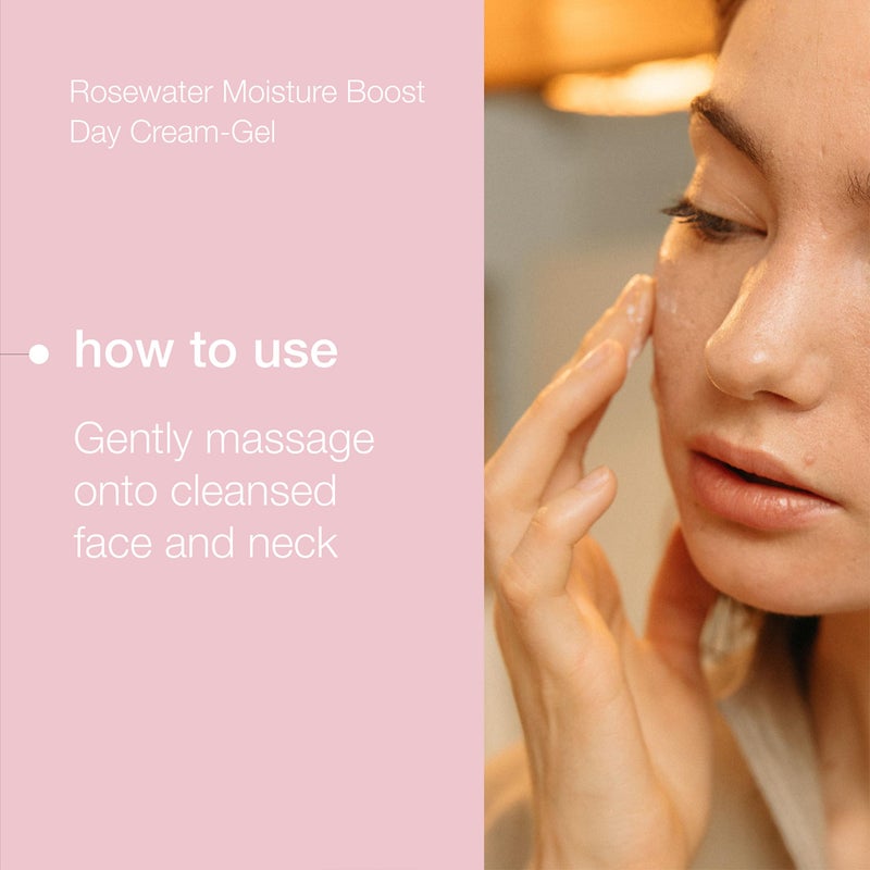 Natio Australia Rosewater Hydration Moisture Boost Day Cream-Gel, 2.5 oz - Face Cream with Shea Butter - Face Moisturizer for All Skin Types - Image 5