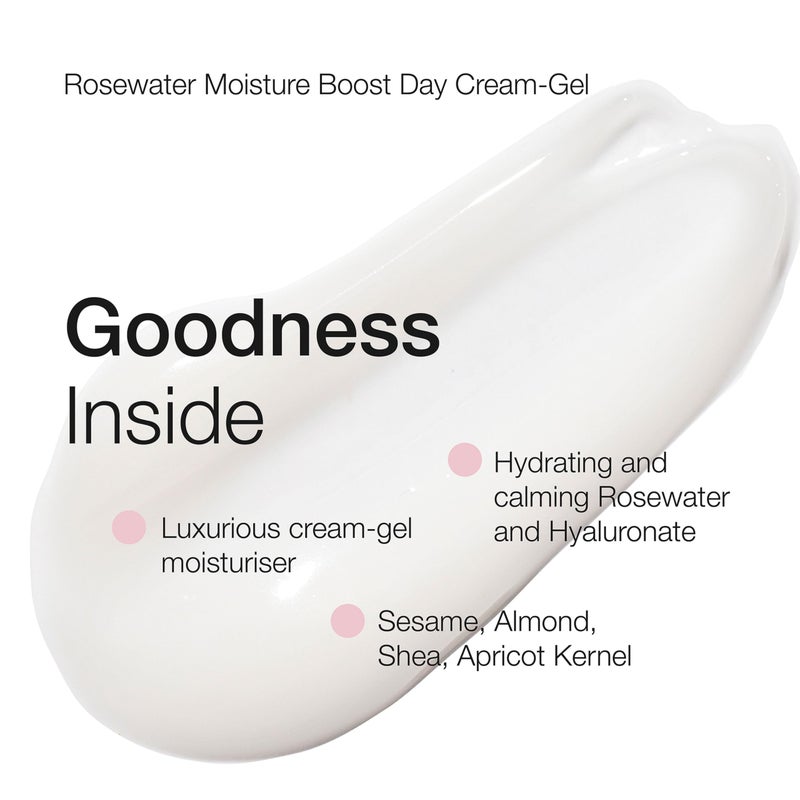 Natio Australia Rosewater Hydration Moisture Boost Day Cream-Gel, 2.5 oz - Face Cream with Shea Butter - Face Moisturizer for All Skin Types - Image 3