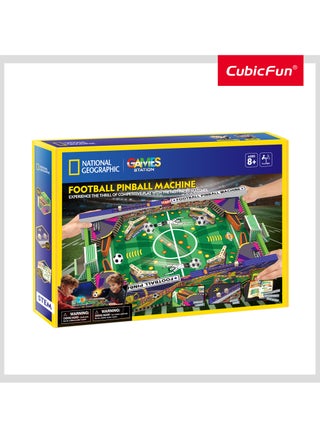 National Geographic 3D Puzzle Football Pinball Machine 117 Pieces | Building Kit | with Booklet | For Adults and Children - pzsku/Z36B29B09AD39BC19B26BZ/45/_/1739171911/b7045844-c75d-445b-af52-86ff97db45b5