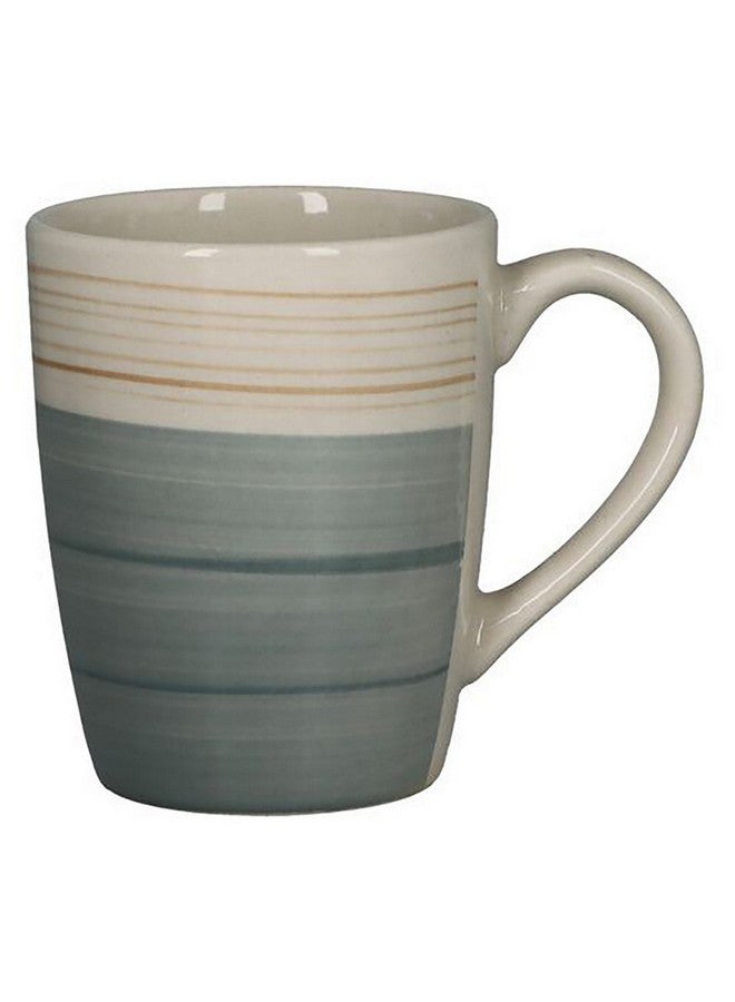 بين سيرفي مجموعة طقم أواني العشاء مكونة من 16 قطعة من الخزف الحجري بنقشة خطوط متعددة الألوان 28.5 × 20 × 28 سم HT702-S16B - Image 2