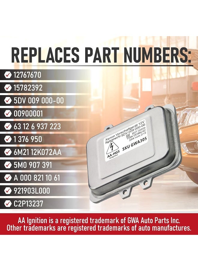 AA Ignition HID Xenon Headlight Ballast - Control Unit Module - Image 3