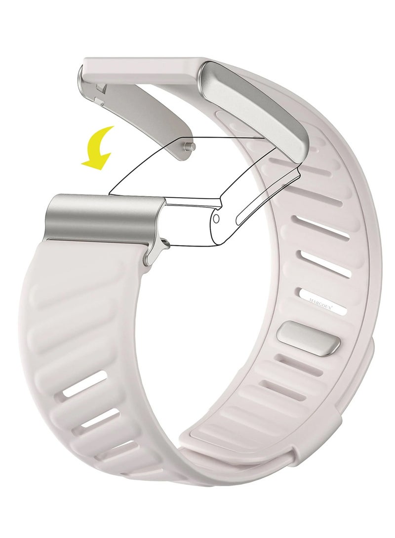 CATANES Sports Strap Compatible with Whoop 4.0 Soft and Breathable Silicone Strap Adjustable Replacement Wristbands for Whoop 4.0 Band - Starlight  - Image 4