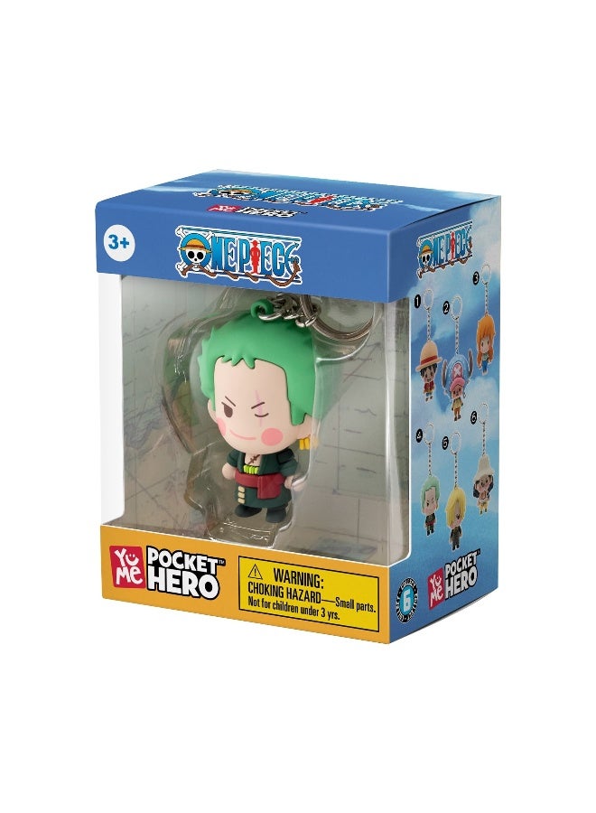 One Piece Collectible Keychain Pocket Hero Chibi Series - Zoro - Image 5