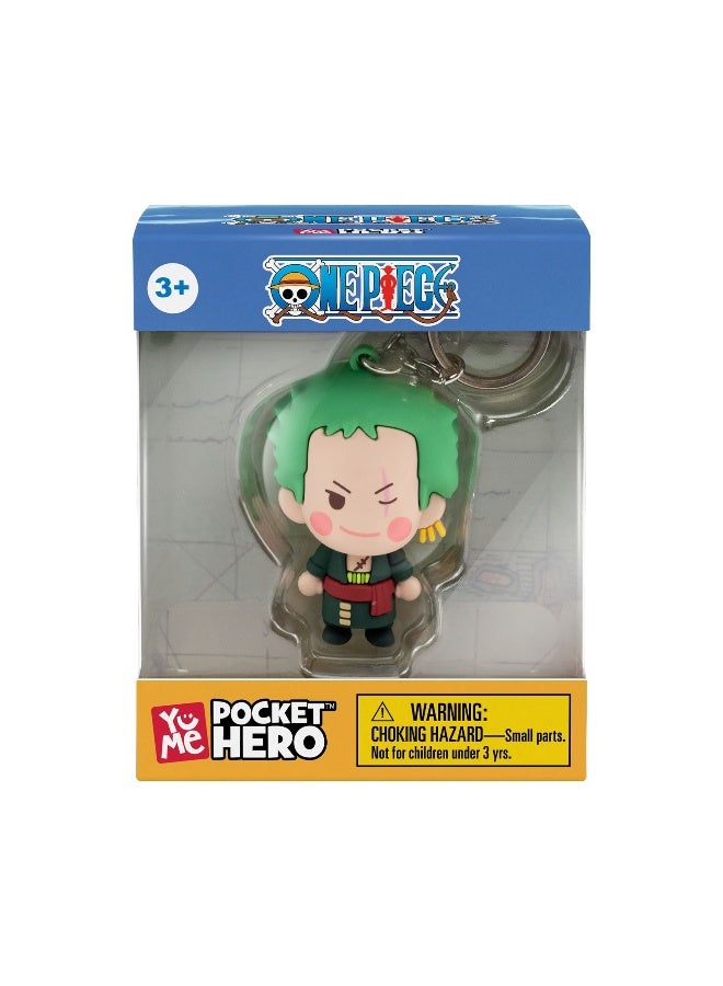 One Piece Collectible Keychain Pocket Hero Chibi Series - Zoro - Image 3