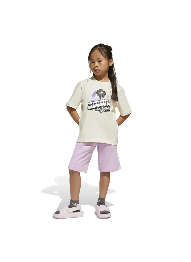 Adidas adidas SHORT TEE SET White Originals Kids SUITS