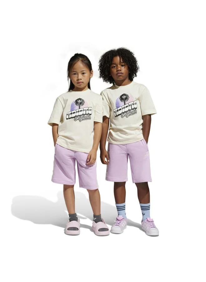 Adidas adidas SHORT TEE SET White Originals Kids SUITS