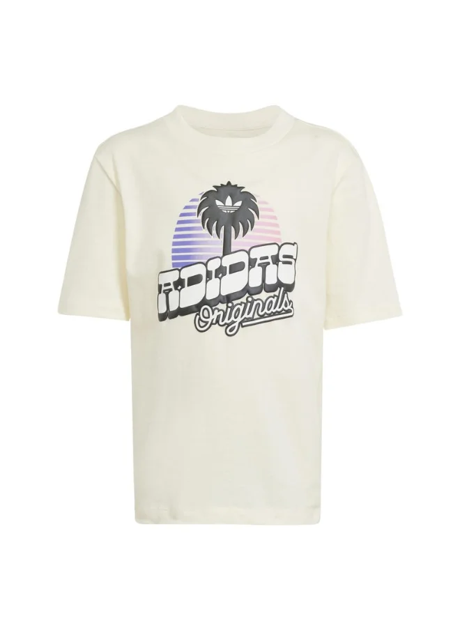 Adidas adidas SHORT TEE SET White Originals Kids SUITS