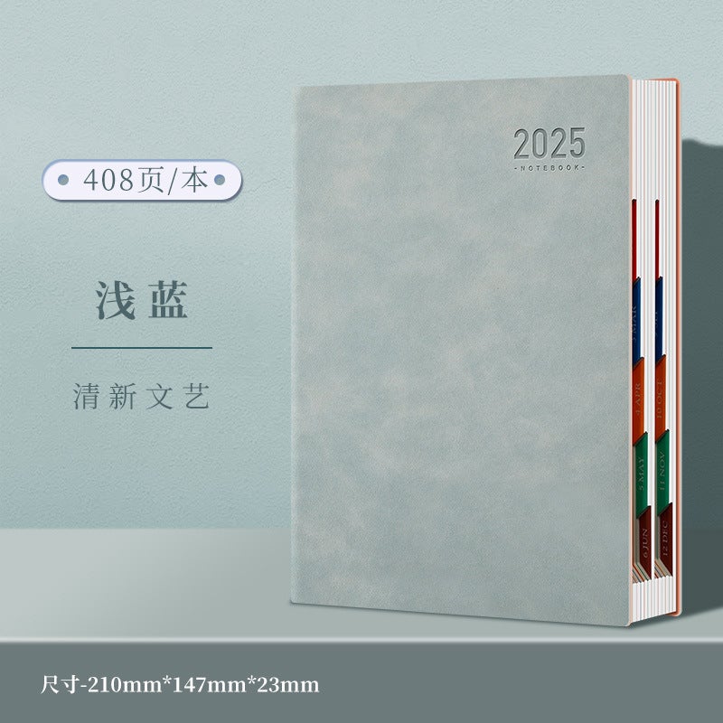 New Year'S Schedule Book, New Daily Planner, One Page Per Day Work Calendar, Notepad, Efficiency Manual, Private - Image 1