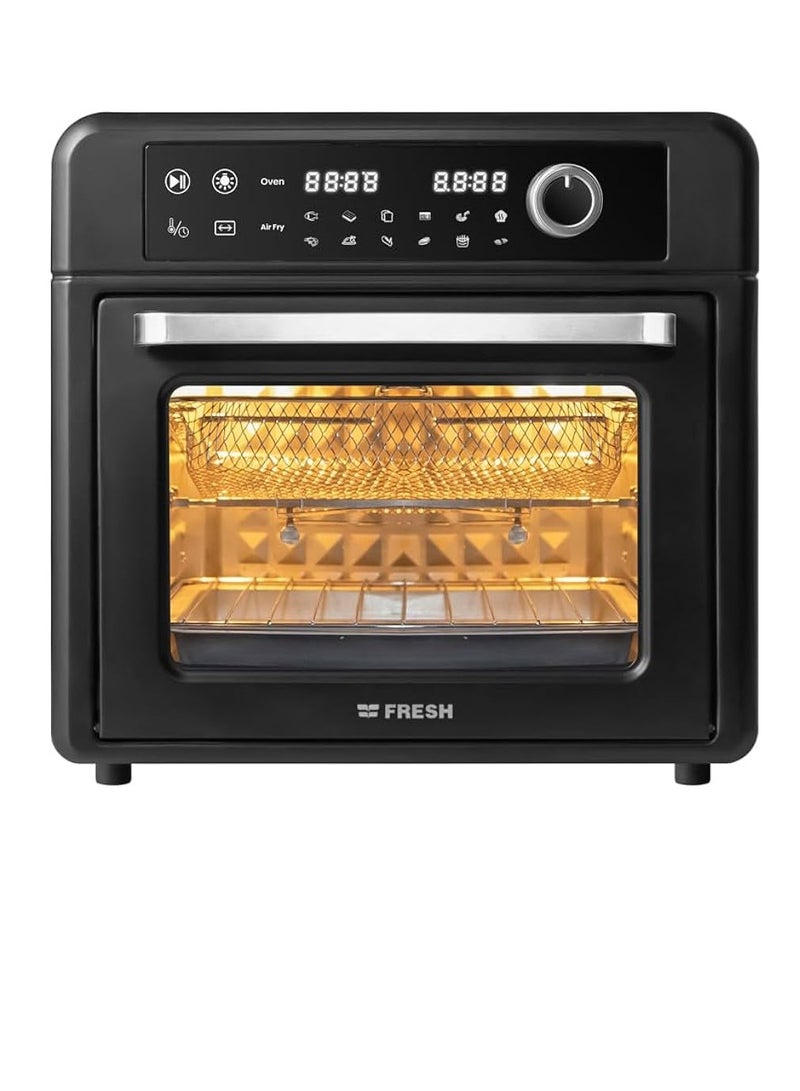 Fresh oven air fryer 20 liters - 1500 watts, black - Image 1