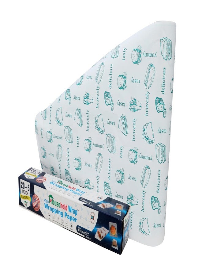 Household Wrap Multipurpose Food Wrapping Paper Eco-Friendly Good Quality Food Grade Butter Paper Food Storage Roll for Sandwich, Cheese, Fruit, Bread, Snacks 25mtr (Pack of 5) - Image 4