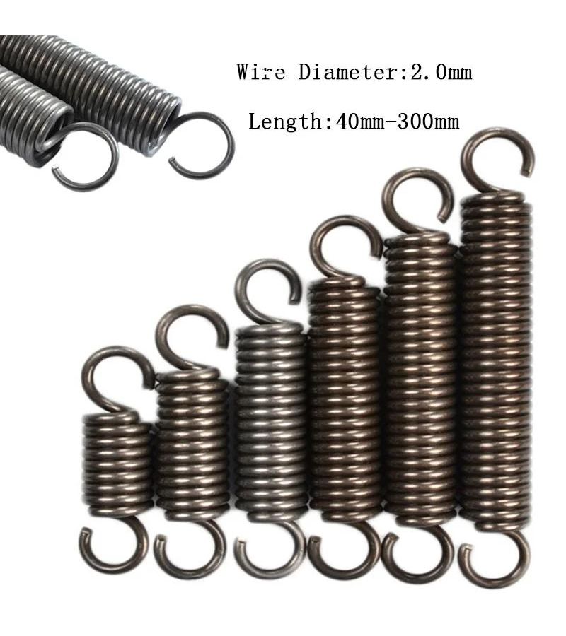 Stainless Steel Open Tension Spring 2.0x10x130mm - Image 1