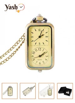 YASH Yash Double Time Display Quartz Pocket Watch  - Image 1