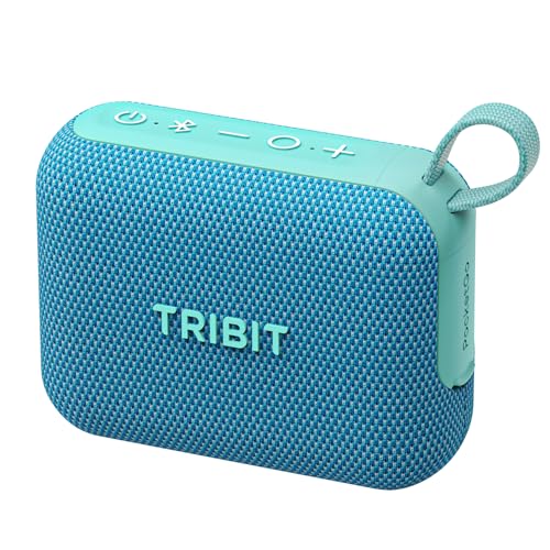 Tribit مكبر صوت بلوتوث محمول من تريبيت بوكيت جو مع صوت ستيريو 7 واط، مقاوم للماء والغبار IP68، 20 ساعة من وقت التشغيل، EQ مخصص، BT6.0 وتوصيل TWS، يدعم بطاقة TF، مثالي للسفر، في الهواء الطلق، هدايا - Image 1