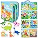 JoyCat Dinosaur Toddler Busy Book Busy Board for 2 3 4 5 Year Old Travel Toy Quiet Activity Book Life Skills Fun Games Autism Sensory Toy Toddler Easter Basket Stuffers Gifts - Image 3