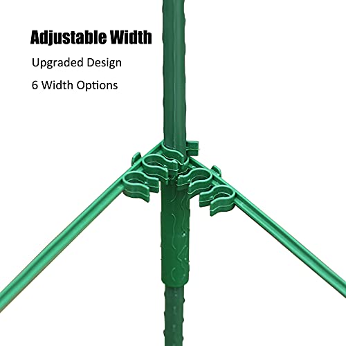 Orgrimmar Tomato Cages Garden Plant Support Stakes Outdoor Vegetable Trellis for Vertical Climbing Plant Up to 63“,3 Packs - Image 4