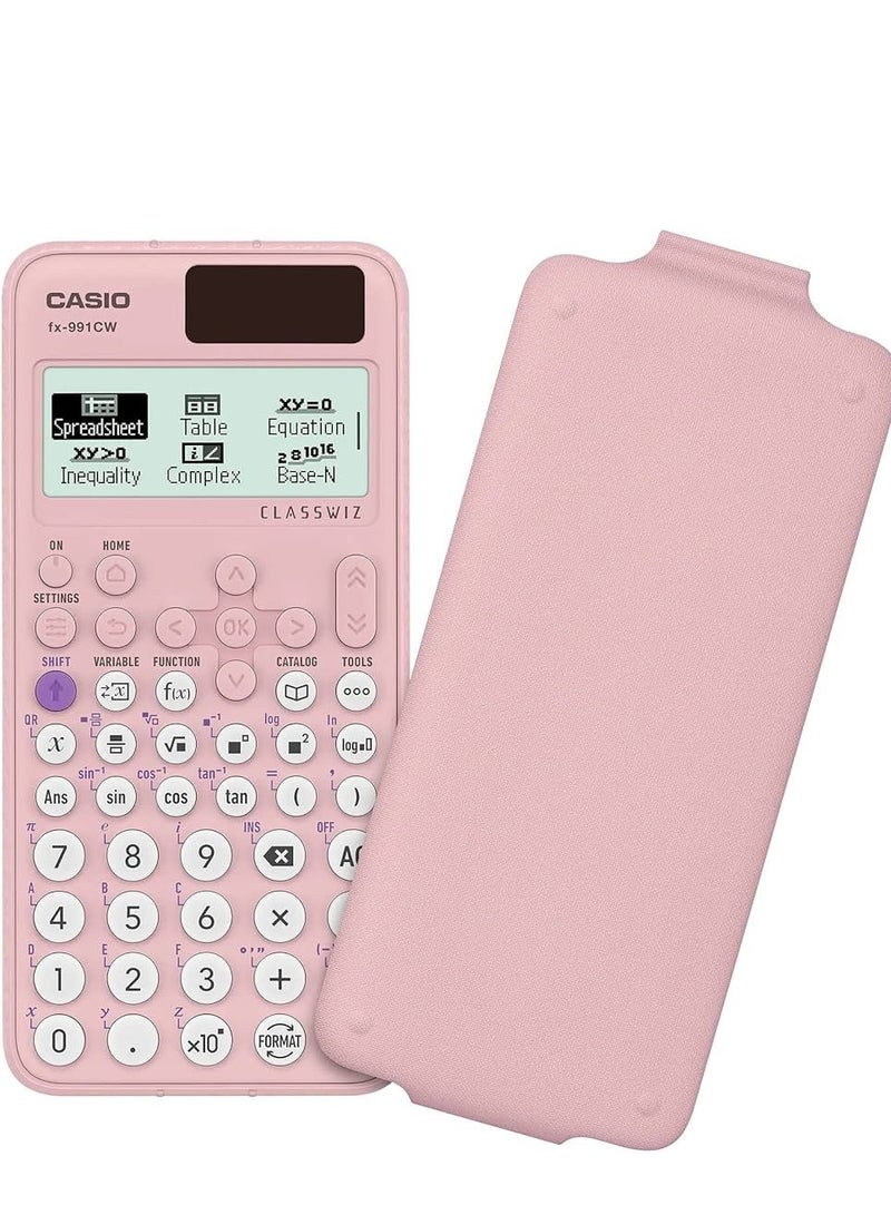 Fx-991CW Standard Scientific Calculators Pink colour ClassWiz CW Series Pink