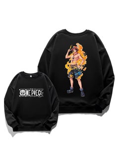 KUYING New One Piece Retro Washed Round Neck Hoodie  - Image 1