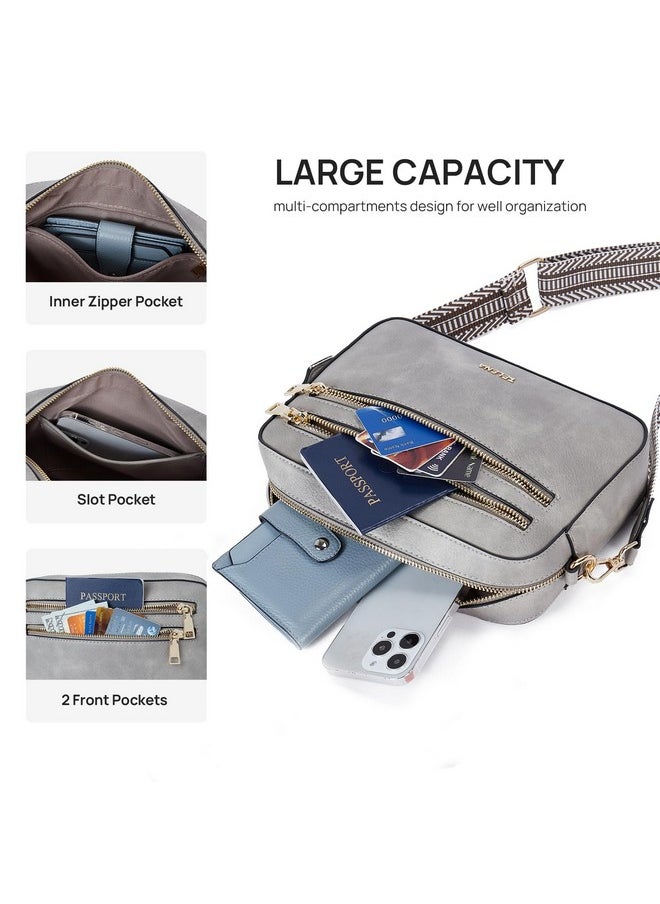 Telena Crossbody Purses For Women Vegan Leather Crossbody Bags Womens Shoulder Handbags With Adjustable Wide Strap  - Image 4
