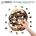 WOODBESTS Wooden Puzzles for Adults Mouses Walnut House Mouse Wooden Jigsaw Puzzle Unique Animal Wood Puzzles Adult Xmas Gifts for Puzzle Lovers265 Pcs L 134x119 - Image 4