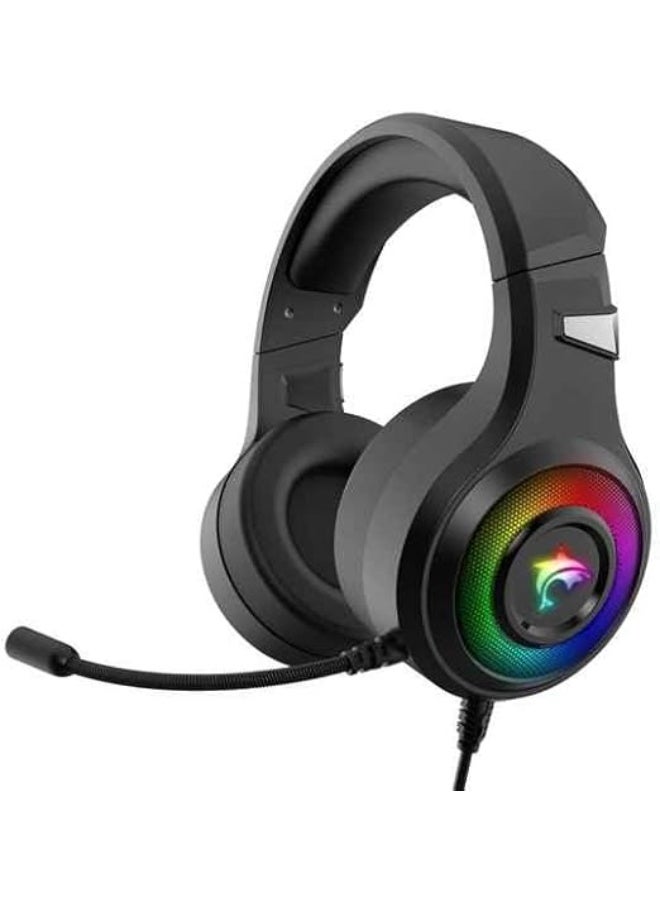 F2 Professional Gaming Headset - Surround Sound, Noise-Canceling Microphone, and LED Lighting - Image 2