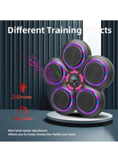KIIUMI Music Boxing Machine with Boxing Gloves, Smart Bluetooth Boxing Trainer, Boxing Wall Mount Machine for Adults Kids, Electronic Boxing Target Fitness for Home Office Gym  - Image 2