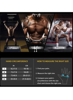 Generic 1-Pair Half-Finger Fitness Gloves for Men Women, Polyester Material Wrist Wrap, Support Workout Power Weight Lifting Equipment, Sports Training Gloves with Wrist  - Image 3
