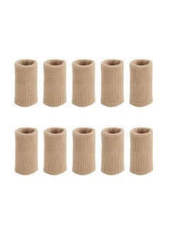 10x Finger Protector Sleeve, Arthritis Stretchy Support Sports Aid - Basketball Finger Guard