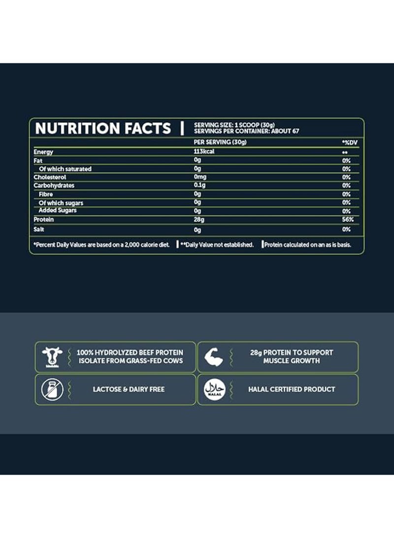 Basix Beef Protein Isolate Vimtonic Flavour 4.4lb - Image 2