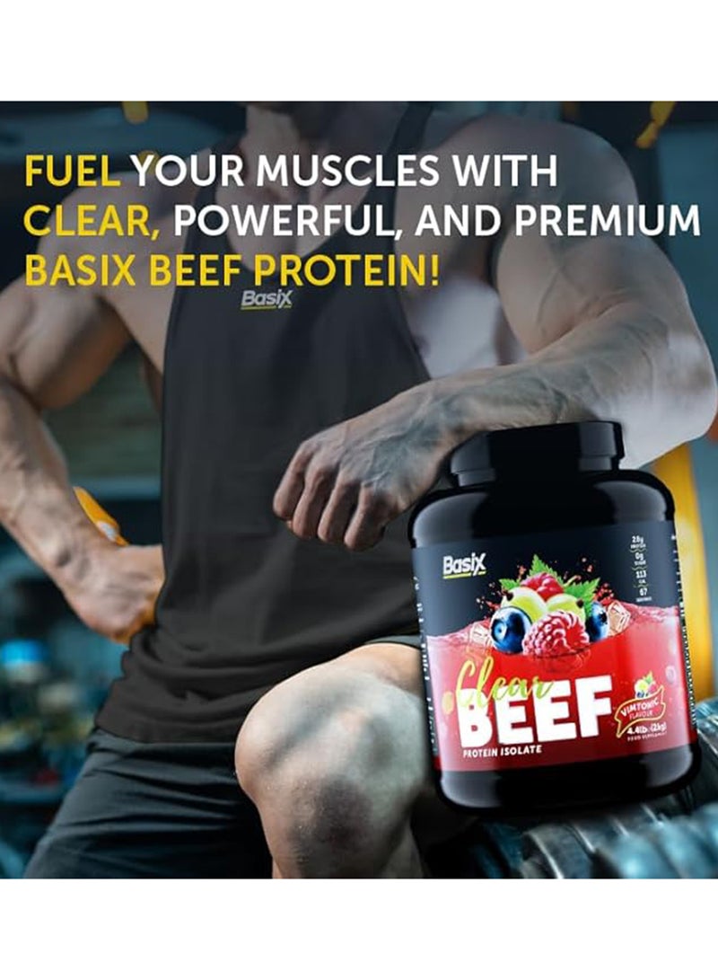 Basix Beef Protein Isolate Vimtonic Flavour 4.4lb - Image 5