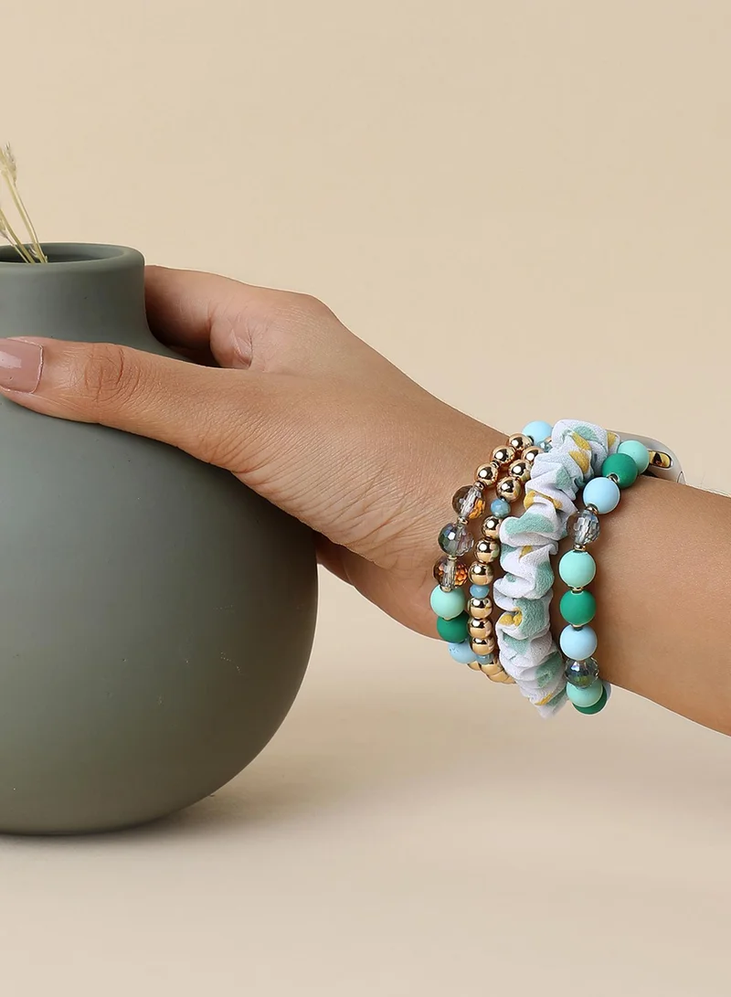 Stacked Mixed Bracelets
