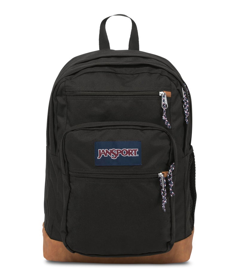 JanSport Cool Backpack, with 15-inch Laptop Sleeve - Large Computer Bag Rucksack with 2 Compartments, Ergonomic Straps, Black - Image 1