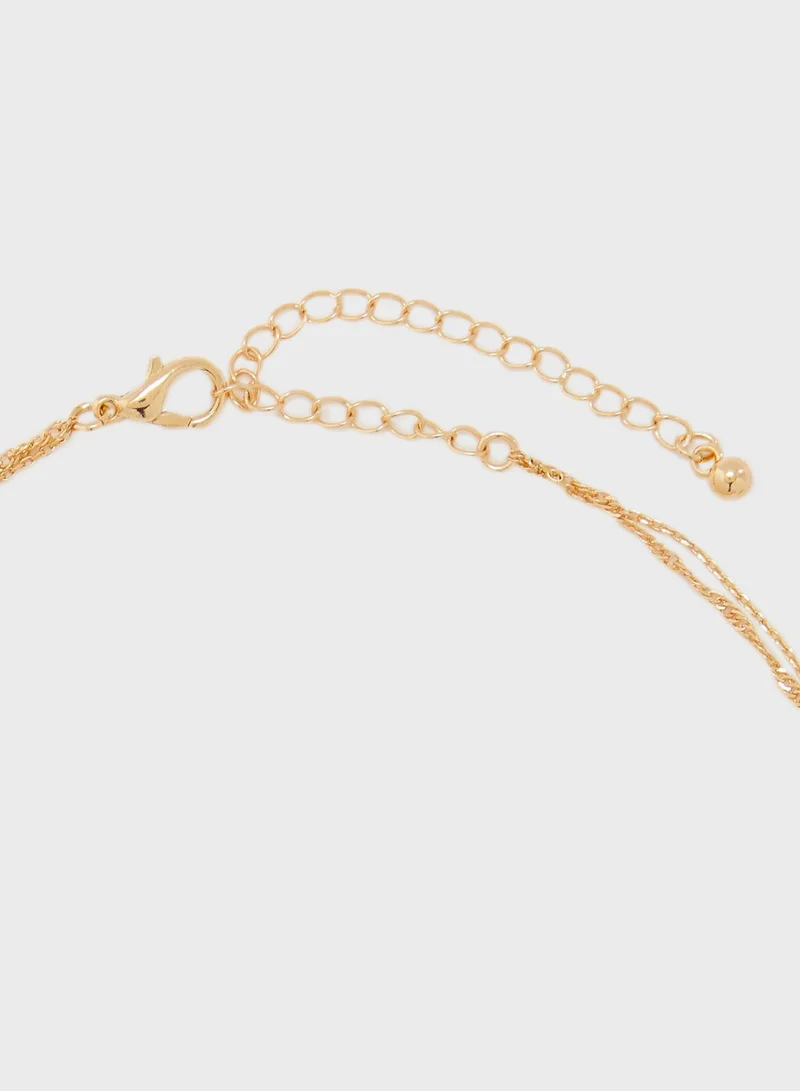 FOREVER 21 Multipack Bar Charm Necklaces