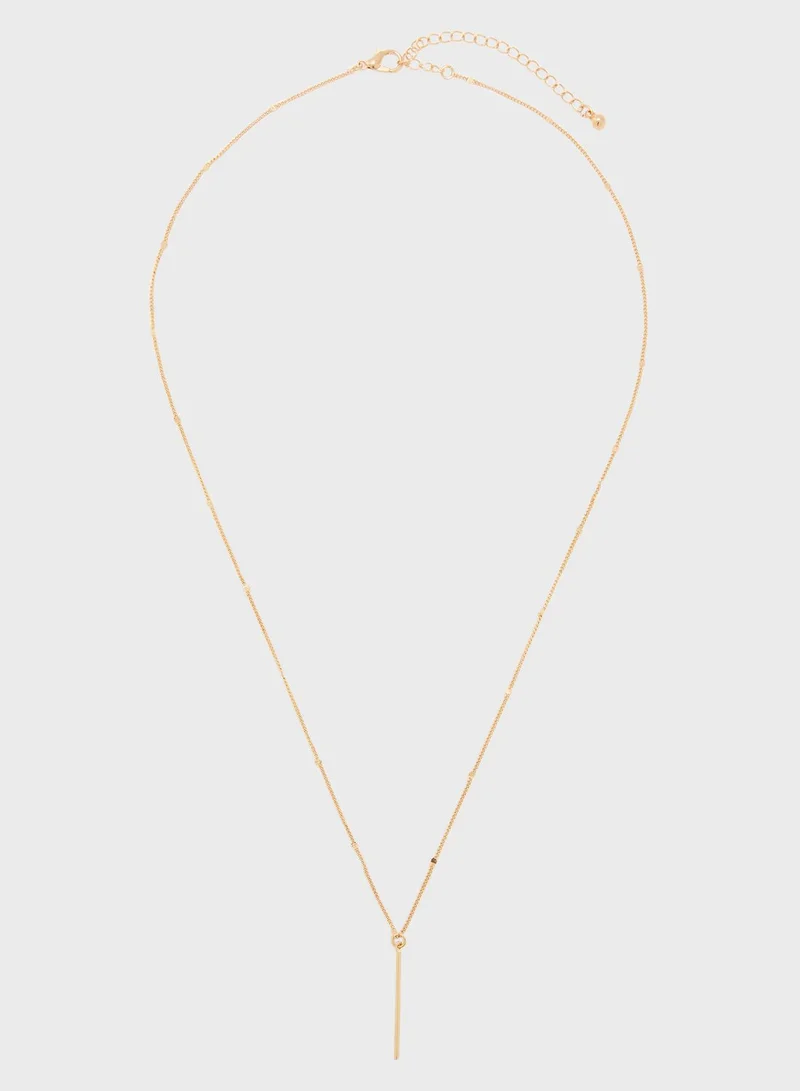 FOREVER 21 Multipack Bar Charm Necklaces