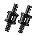 Vigorighter 38 Inch 2PCS Fuel Oneway Check Valve Aluminium Alloy 10mm OD Fuel Line Check Valve One Way Non Return for Diesel Gasoline Water Black Set of 2 - Image 2