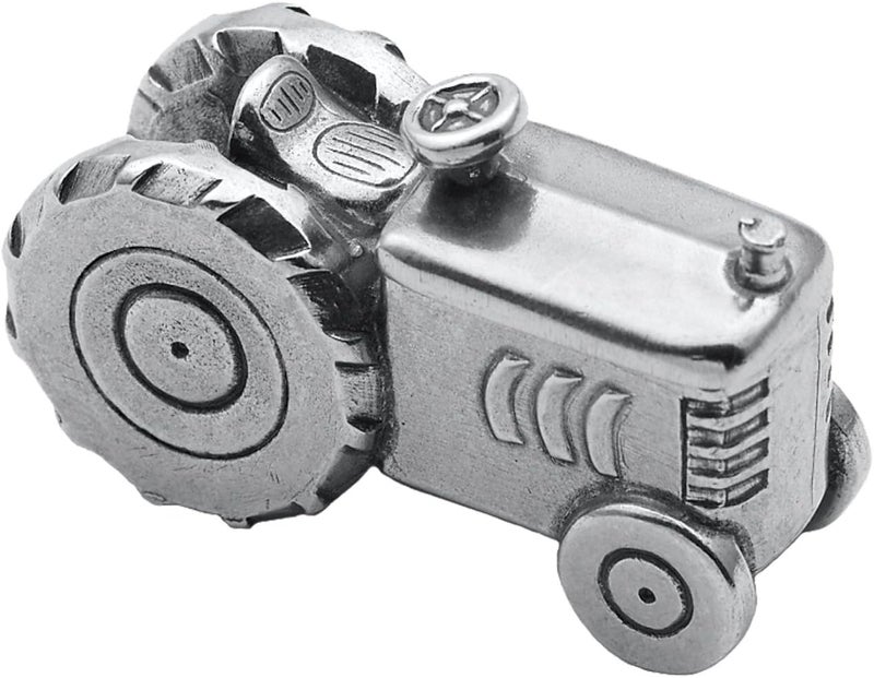 DANFORTH  Tractor Tooth Fairy Box  Handcrafted Pewter Toothfairy Box For Boys and Girls  Made In USA - Image 1