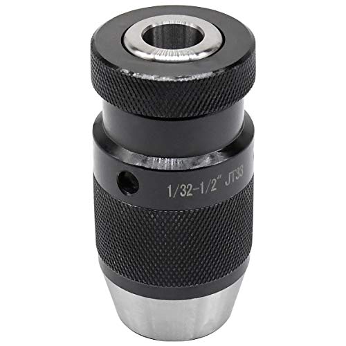 Earl Diamond Super Heavy Duty 1/32"-1/2" Drill Chuck with R8 Shank Adapter Precision Integrated Keyless Drill Chuck (JT33) - Image 5