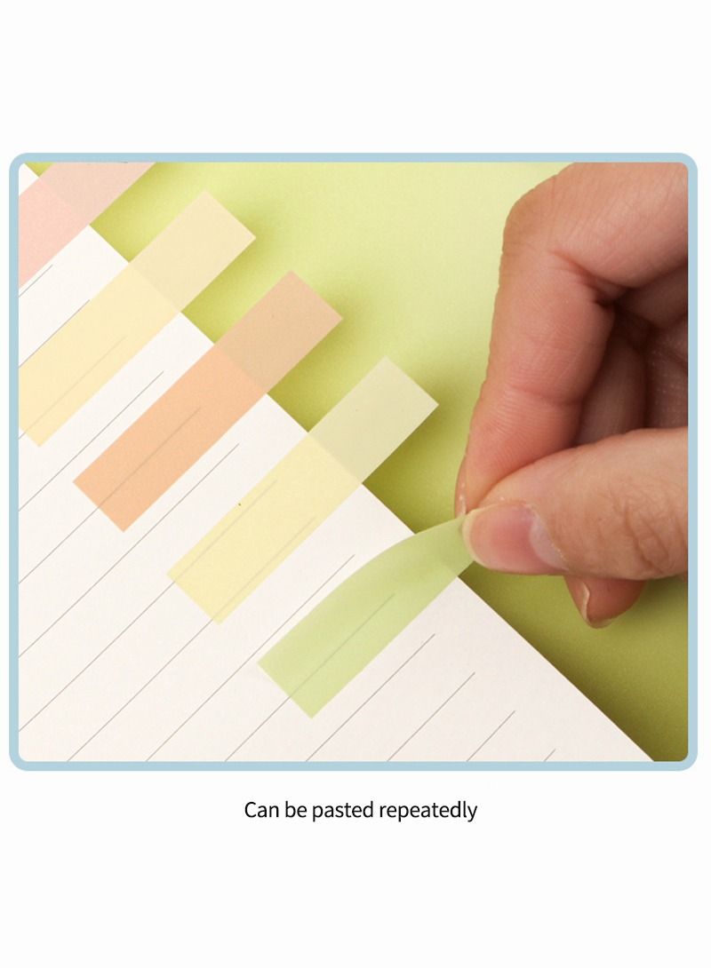 10-Color Index Flag Set Sticky Notes For Annotation Books Page Markers Index School Supplies Label Paper, Memory Paper - Image 2