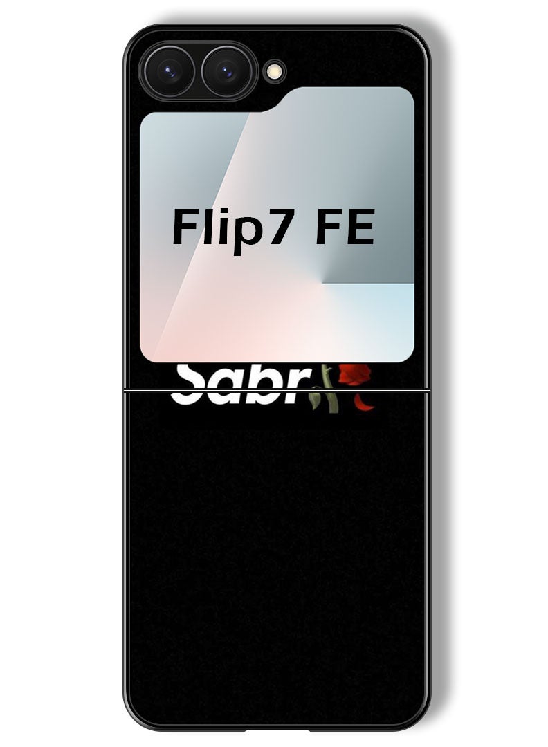 Theodor Case Compatible with Samsung Galaxy Z Flip 7 FE 6.7 Inch Protection Shockproof Bumper Cover Sabr - Image 1