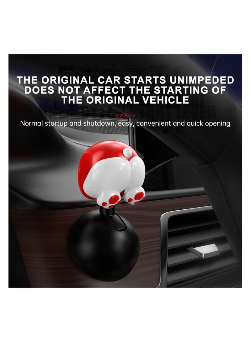 SYOSI Car Push to Start Button Cover, Funny Engine Start Button Cover, Car Engine Start Stop Button Joystick, Push Start Button Cover, One-touch Start Button Starter Cover Accessories, Gift for Driver - Image 4