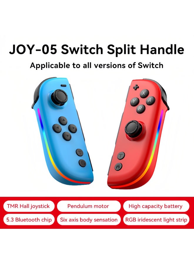 Wireless Joy-Con Controller for Nintendo Switch – Hall Joystick, RGB, Turbo (JOY-05) - Image 1