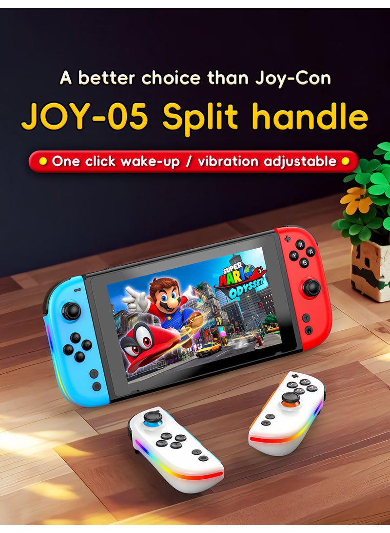 Wireless Joy-Con Controller for Nintendo Switch – Hall Joystick, RGB, Turbo (JOY-05) - Image 2