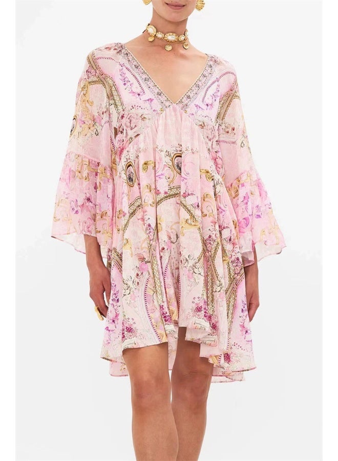 Madam Uniq Floral Print Dress - Image 1