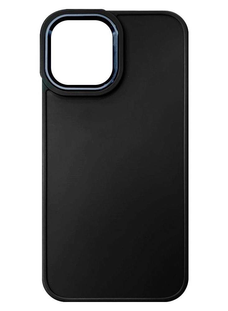 JOWAY iPhone 13 Pro Silicone Case Soft Ultra Slim Shockproof Back Cover 6.1 inch Black - Image 2