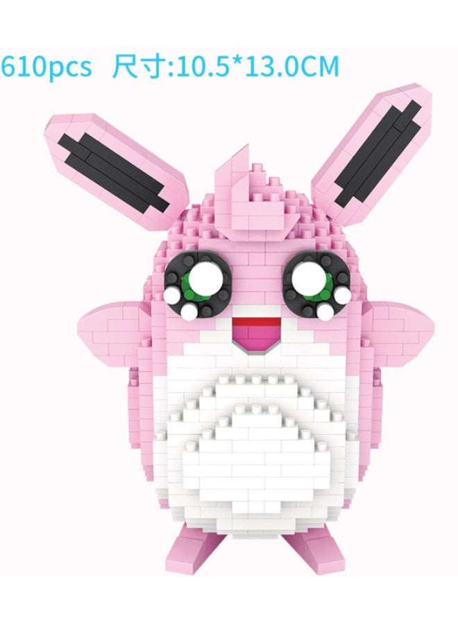 Loz Li Zhi Small Grain Diamond Assembled Building Blocks Toy Cartoon 9799 9259 9258 - Image 1