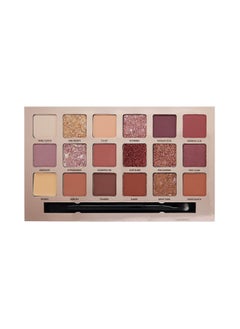 W7 W7 Socialite Pressed Pigment Palette - 18 Pink Nude Colors - Flawless Long-Lasting Glam Makeup  - Image 5