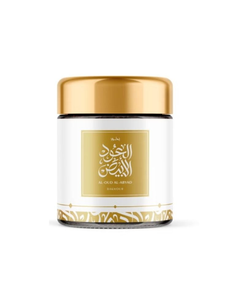 بخور العود الأبيض – بخور عربي فاخر، عبوة ١٠٠ غرام مع علبة هدايا - Image 2