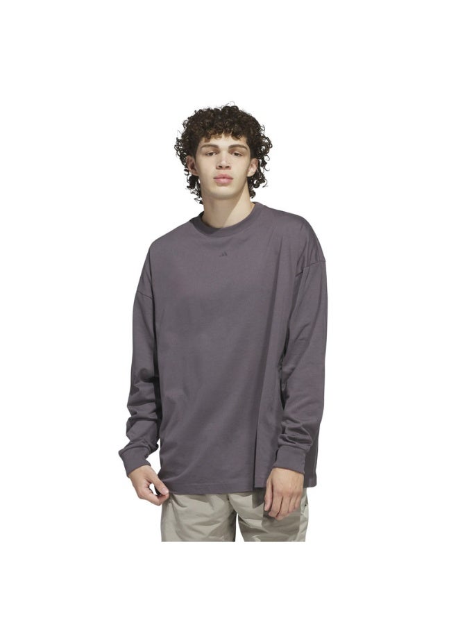 Adidas adidas ADI BB LS TEE Grey Originals Unisex T-SHIRTS  - Image 4