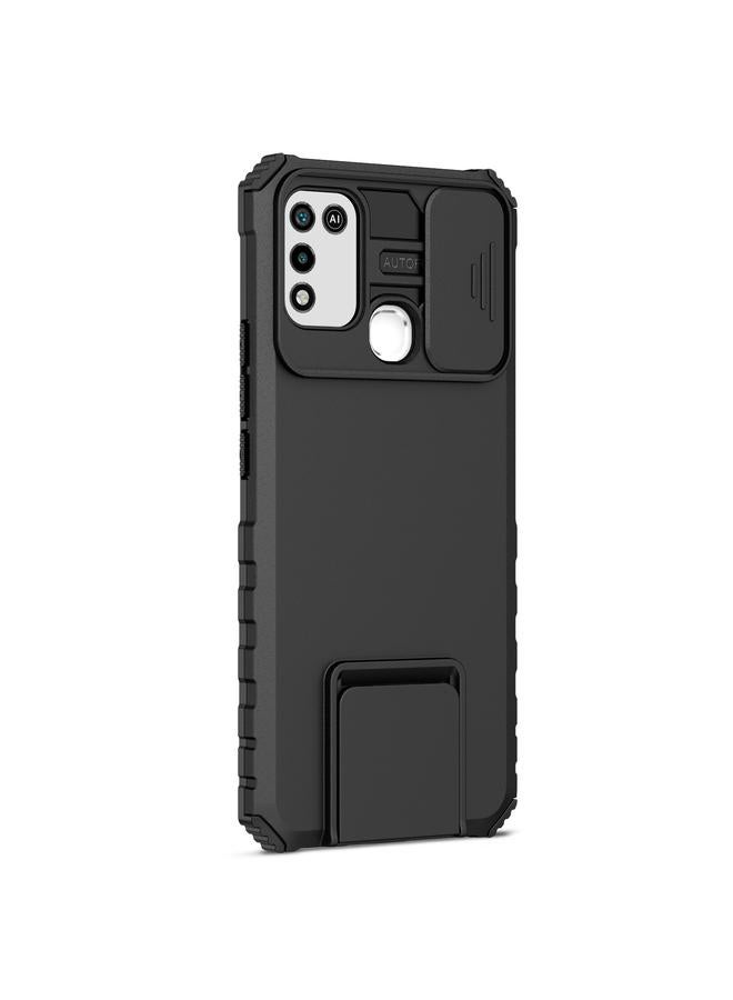 S-TOP Case For Infinix Hot 10 Play/11 Play Stereoscopic Holder Sliding Camshield Phone Case - Image 2